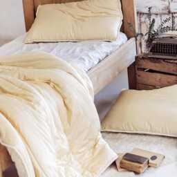 Handmade Wool Duvet Rustic Farmhouse Bedding, Summer Warmth - Us Duty Paid - thumbnail 4