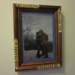 Destination/Location Frame. 5x7 Double Coordinates - thumbnail 4