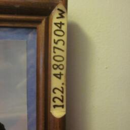 Destination/Location Frame. 5x7 Double Coordinates - thumbnail 3
