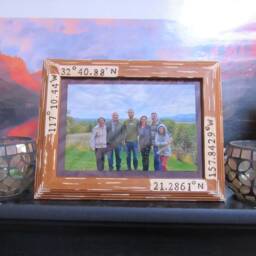 Destination/Location Frame. 5x7 Double Coordinates - thumbnail 2