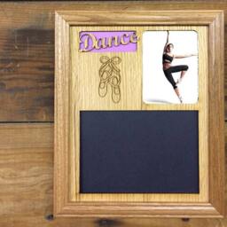 Dance Slippers Ballet Picture Frame - 8C10 Holds 5x7 & 3x4 Photos Award Gift Mom Dancer - thumbnail 4