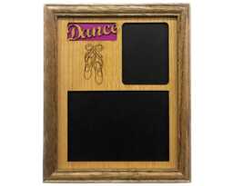 Dance Slippers Ballet Picture Frame - 8C10 Holds 5x7 & 3x4 Photos Award Gift Mom Dancer - thumbnail 1