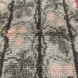 Authentic Ethnic Antique Natural Dyes Hand-Knotted Area Soft High Pile Vintage Wool Rug, Room Warming Square Rare 3.5x4.8 Ft - thumbnail 2