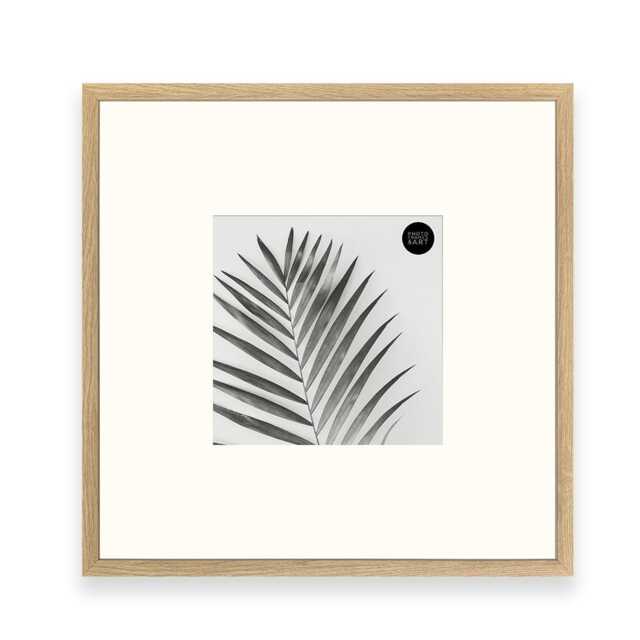 "Oak Effect Wooden Photo Frame 20x20"" For 10x10" - image 1