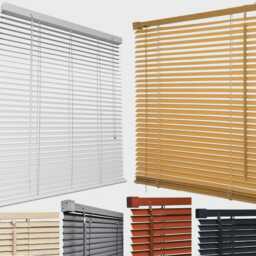 Made To Measure PVC Venetian Blinds 25mm Slats Custom Cut Size Home Office Easy Fit Window Drop 150cm - thumbnail 2