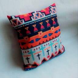 Ethno Pillow Cover, Cushion Cover, Decorative Pillow, Pillow, Cover, Ethnic Pattern, 16x16 Inc - thumbnail 3