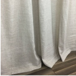 A Pair Of Natural Linen Flax Curtains, Custom Linen Extra Long Size - thumbnail 3