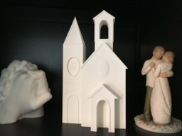 Church Model - Cake Topper Christmas Village - Made To Order