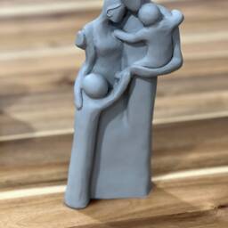 Embracing Love Copper Family Of Four Sculpture - Perfect For Christmas Or 7Th Anniversary Celebrations 9Fo4Tc - thumbnail 4