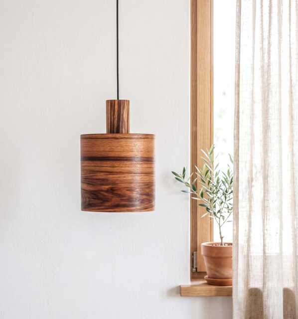 Modern Mango Pendant Light For Kitchen Island, Elegant Wood Chandelier Rustic Vibes , Mid Century Hanging Lamp - image 1
