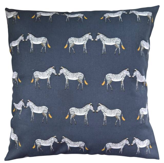 "Cushion Cover in Sophie Allport Zebra 14"" 16"" 18"" 20"" 22"" 24" - image 1
