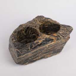 Handmade Nero Picasso Marble Wine Bottle Holder - thumbnail 4