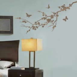 Stencil Sakura & Butterflies. Reusable Stencils Better Than Wall Decals - thumbnail 2