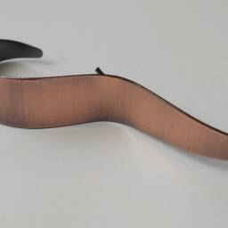 Antique Copper S-Shaped Cobra Curtain Hooks - Decorative Curved Metal Shower Hooks, Boho Minimalist Home Decor ??35mm - thumbnail 3
