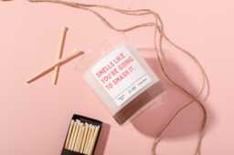 Smells Like You Smashed It Candle. Passed Exams Gift. Good Luck Exams. Student Gift For - thumbnail 1