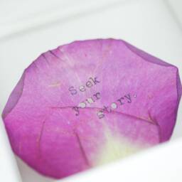 Personalized Typewriter Rose Petal - Poetry Gift For Mom - thumbnail 4