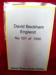David Beckham Limited Edition Bronzed Sculpture, Manchester United Legend - thumbnail 4
