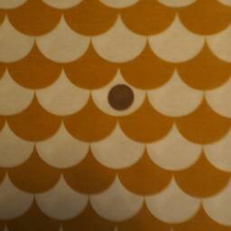 Mustard Wave Lampshade Geometric Yellow White Pattern Handmade Fabric Lamp Shade Ceiling Pendant Or Table Floor - thumbnail 4