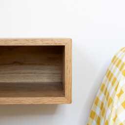 Floating Bedside Table, Wall Mounted, Nightstand, Handmade, Custom Sizes - thumbnail 3