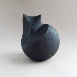 Ceramic Sculpture Of A Cat, Christmas Present, Original Gift, Collection Cats, Cat Figurine, Artd Collection, Raku Ceramics, Cat - thumbnail 2