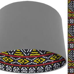 Bohemian Lampshade, Ceiling Light Shade, UK Handmade Table Lamp Boho Geometric Modern Home Interior - thumbnail 3