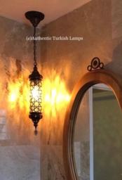 Hanging Lamp, Light, Morocco Light, Morocco Lighting, Morocco Lamp, Morocco Pendant, Morocco Lantern, Turkey Lamp, Bathroom Light - thumbnail 1