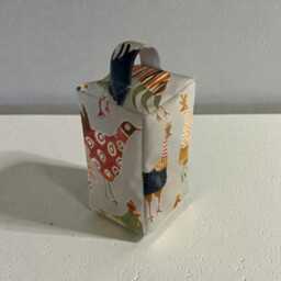 Whimsical Chicken Oilcloth Doorstop - Unfilled. Wipe Clean. Door Stopper - thumbnail 1