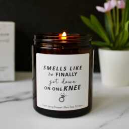Engagement Gift Candle, Funny Engagement Present, Congratulations On Your - thumbnail 1