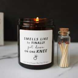 Engagement Gift Candle, Funny Engagement Present, Congratulations On Your - thumbnail 2
