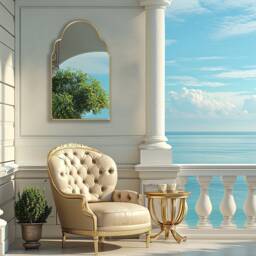 Arched Moroccan Mirror, Marrakesh Oriental Mirror - Add An Accent Charm To Any Room With Inspired Design - thumbnail 2