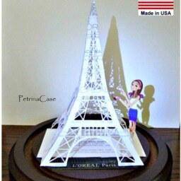 Paris Eiffel Tower Business Card Sculpture -Design 1169 - thumbnail 2