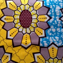 Wax Cushion Cover Of 40 Or 45 50 cm Side African Print - thumbnail 2