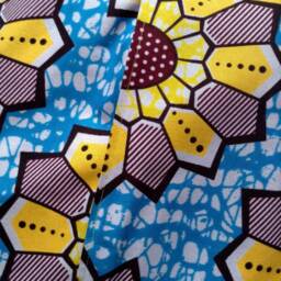 Wax Cushion Cover Of 40 Or 45 50 cm Side African Print - thumbnail 3