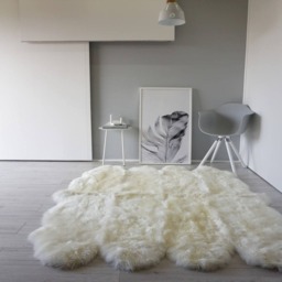Genuine Australian Sheepskin Rug Creamy White Octo Wool Rug - thumbnail 2