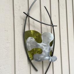 Metal Wall Art Abstract Sculpture By Artist Holly Lentz - thumbnail 2