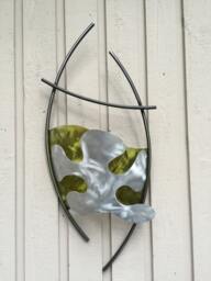 Metal Wall Art Abstract Sculpture By Artist Holly Lentz - thumbnail 1
