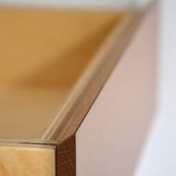 Floating Nightstand With Copper Drawer - thumbnail 4