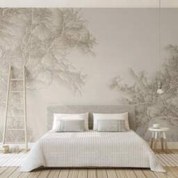 3D Branch Texture Wallpaper, Relief Tree Wall Mural, Peel & Stick - thumbnail 2