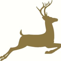 Reindeer Prance Wall Decal-Large/ Rudolph Decal/Decorative Vinyl Sign Holiday Decor - thumbnail 3