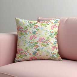 Pastel Floral Cushion Cover, Classic Garden Pillowcase, Soft Decorative Throw Pillow Cover - thumbnail 2