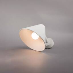 Brass Cone Outdoor Sconce Lighting Fixture, Unique Small Wall Sconce, Farhmhouse Light, Front Door Entrance Lamp - thumbnail 3