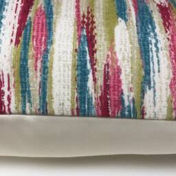 2 X Fryetts Impression Pink Teal Cream Cushion Covers 16 - thumbnail 2