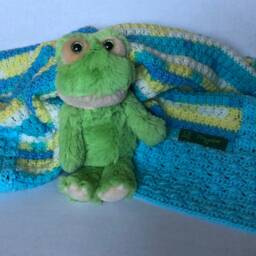 Multi-Coloured Baby Blanket - thumbnail 3