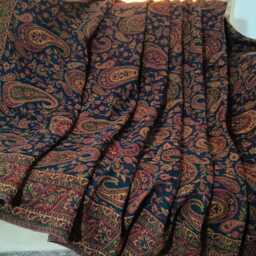 Luxury Boiled Pure Merino Wool Reversible Sofa Or Bed Throws - Ultimate Comfort & Style- Classic Indian Abstract Print - thumbnail 2