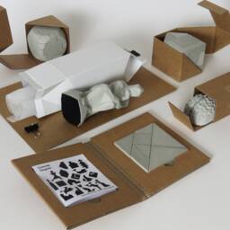 "Gift Box ""Think"" Five Concrete Gifts Brain Tangram ""The Thinker" - thumbnail 2