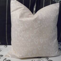 Valentine's Day.powder Pink.white Hearts.nursery Decor.girls Bedroom.pillow Covers.slipcovers.toss Pillows.throw Pillows.pillow Covers - thumbnail 3