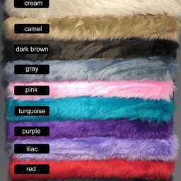 Soft Beige Faux Fur Throw Rug Washable Cozy Accent Decor - thumbnail 4