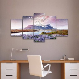 Proverbs 35-6 #46 Niv Trust in The Lord Bible Verse Canvas - Christian Scripture Religious Wall Art Home Decor Paintings - thumbnail 2