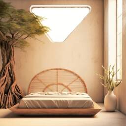 Rattan Headboard, Headboard Wood, Rattan Furniture, Double, Queen, King, Full, Wicker Furniture - thumbnail 1