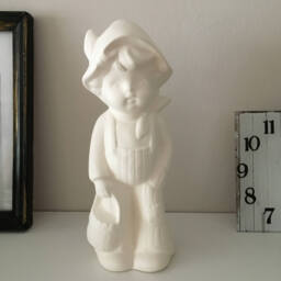 Ceramic Village Boy, Ready To Paint, Education For Kids, White Boy Figurine, Gift, Bisque, Sculpture, Paint, Art, Handmade